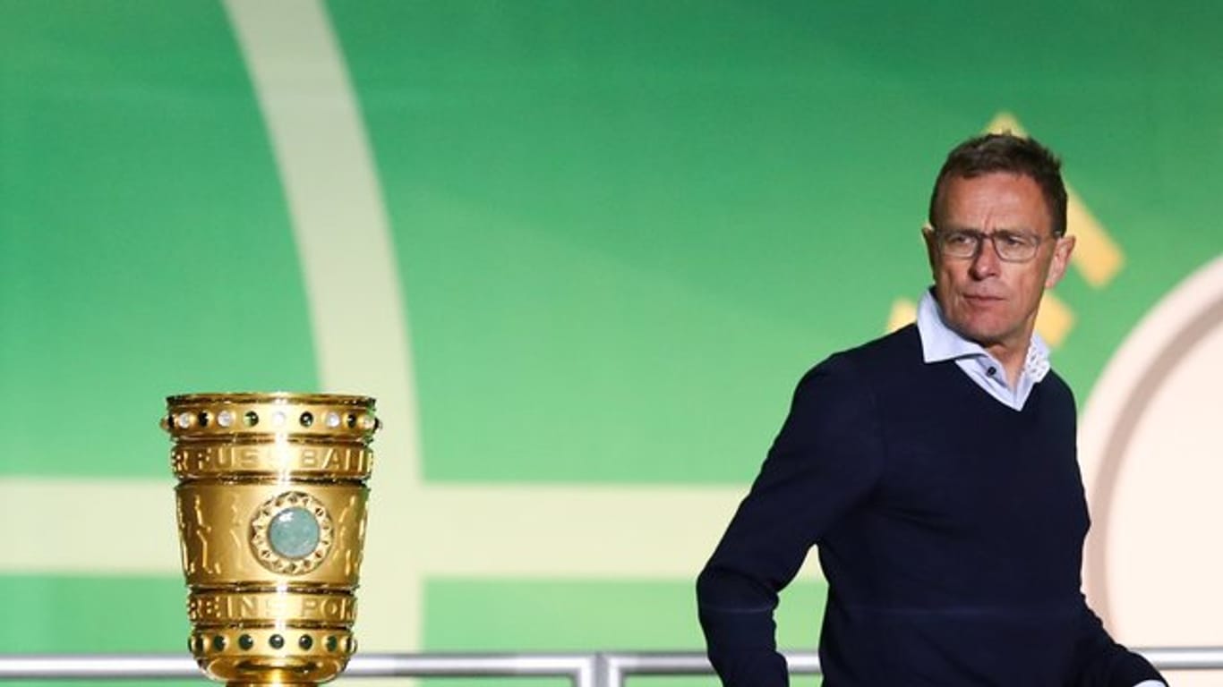 Ralf Rangnick verpasste mit RB Leipzig den Gewinn des DFB-Pokals.