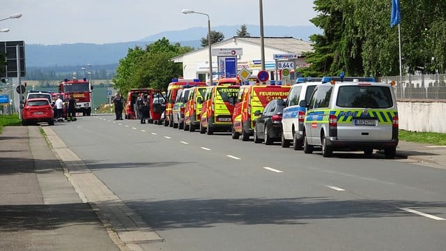 Ein Umkreis von 300 Metern um den Ort der Explosion ist evakuiert worden.