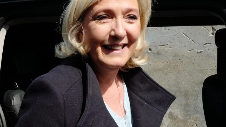 Marine Le Pen: In Frankreich sind die Rechtspopulisten laut Hochrechnungen die großen Sieger der Europawahl.