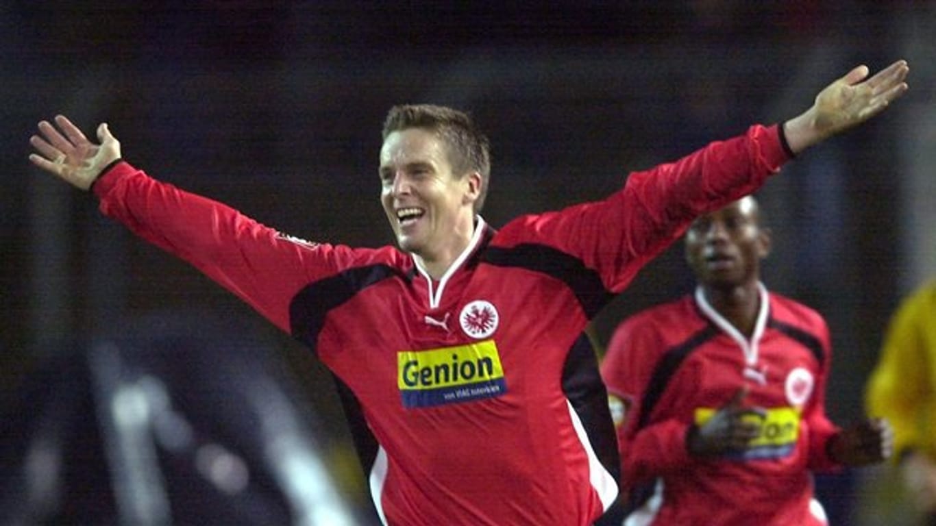 Der damalige Spieler von Eintracht Frankfurt: Jan-Aage Fjörtoft.