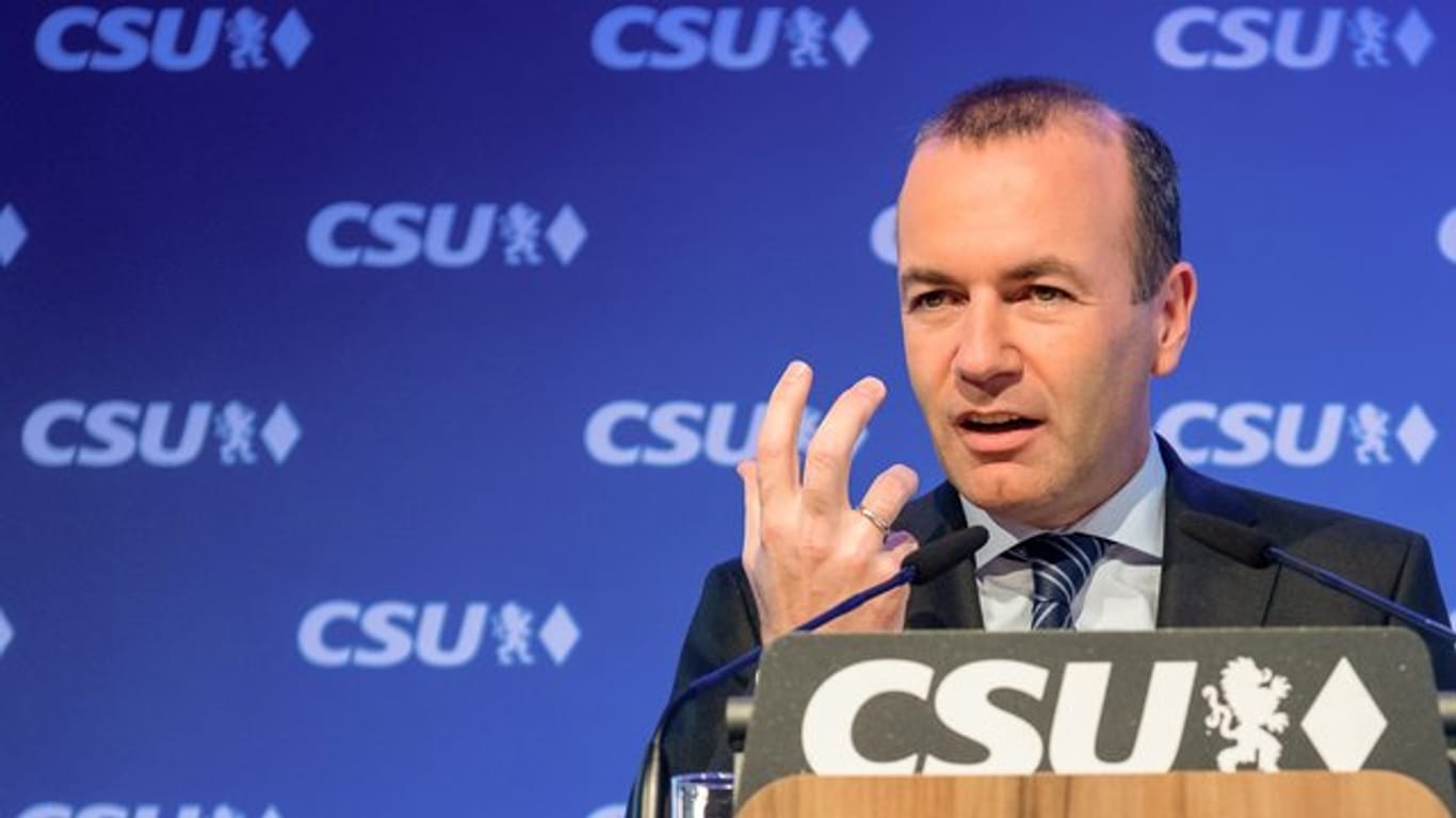 CSU-Vize Manfred Weber erhebt Anspruch auf das Amt des EU-Kommissionspräsidenten.