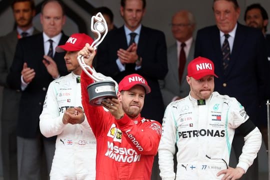 Ferrari-Pilot Sebastian Vettel (M.