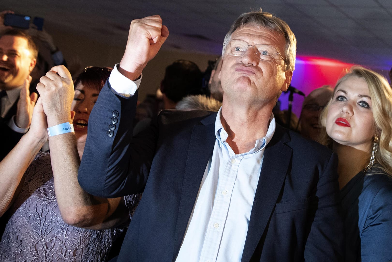 AfD-Spitzenkandidat Jörg Meuthen: Vor allem mit Migrationsthemen konnte die Partei punkten.