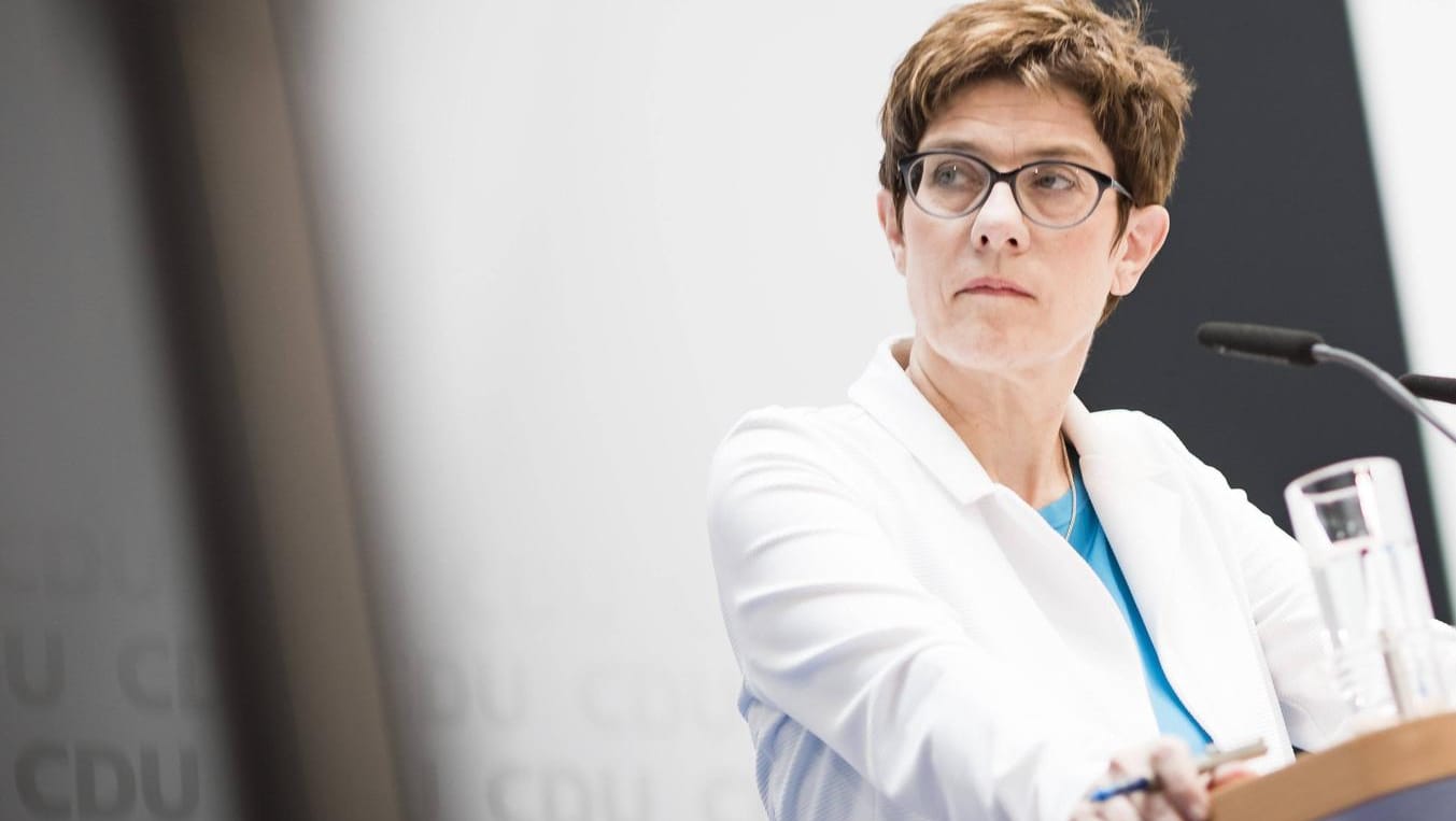 CDU-Chefin Annegret Kramp-Karrenbauer: Ihre Ausführungen zum "Rezo"-Video sorgen für Irritationen.