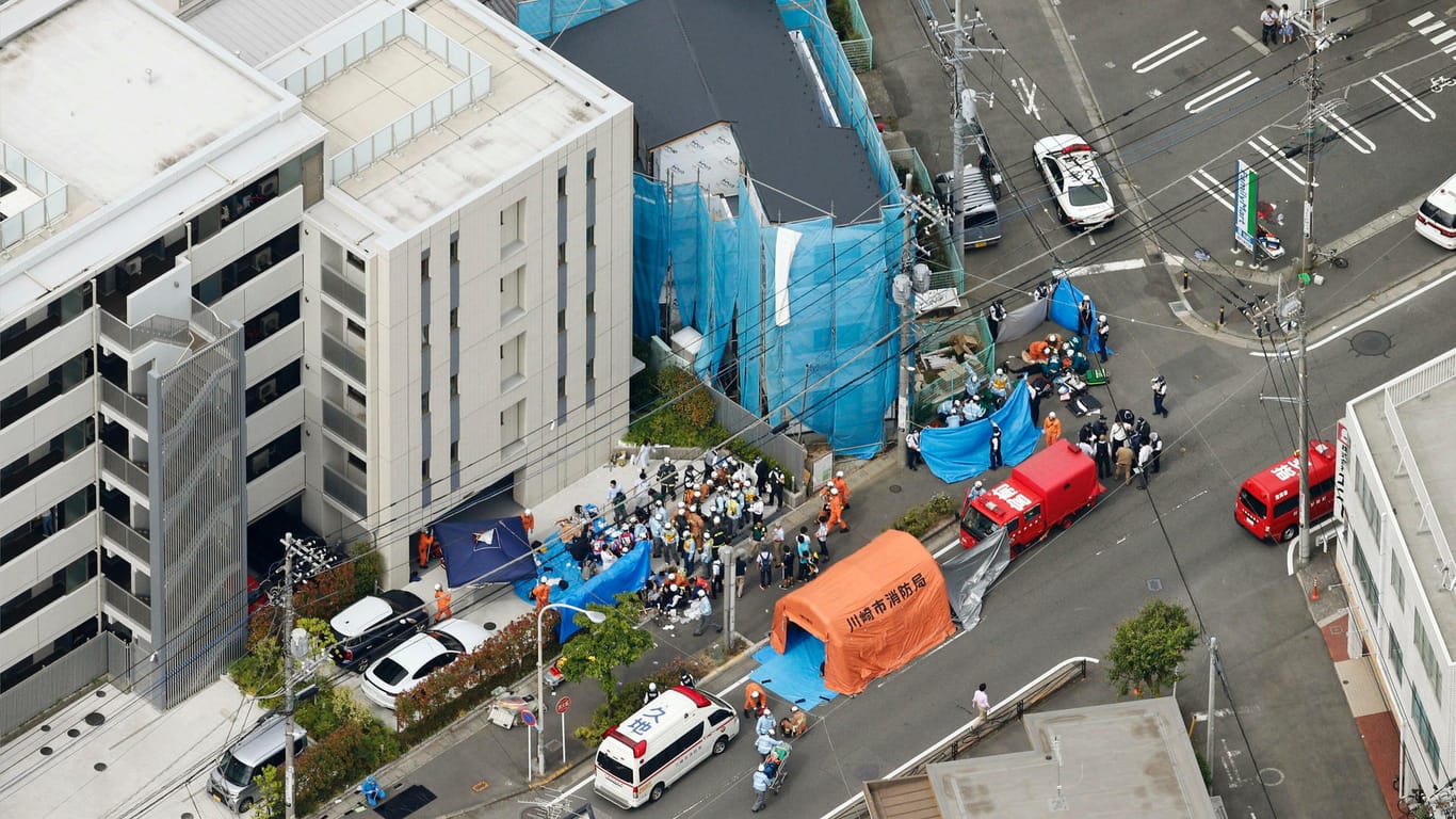 Messerangriff in Japan: Der Vorfall ereignete sich in Tokios Nachbarstadt Kawasaki.