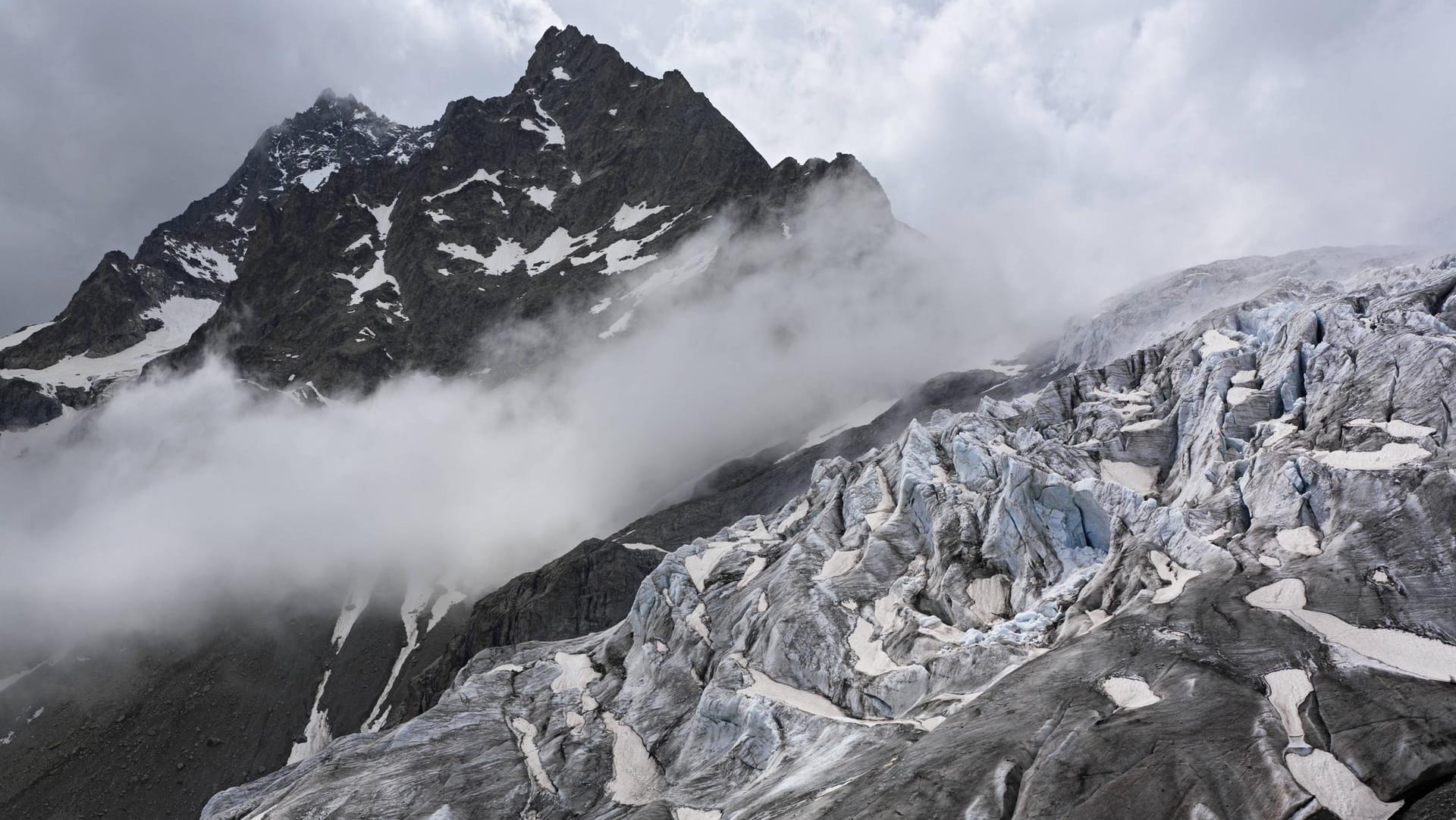 Der Glacier Blanc im südostfranzösischen im Écrins-Massiv: Die Frau des Wanderers alarmierte am Nachmittag die Polizei.