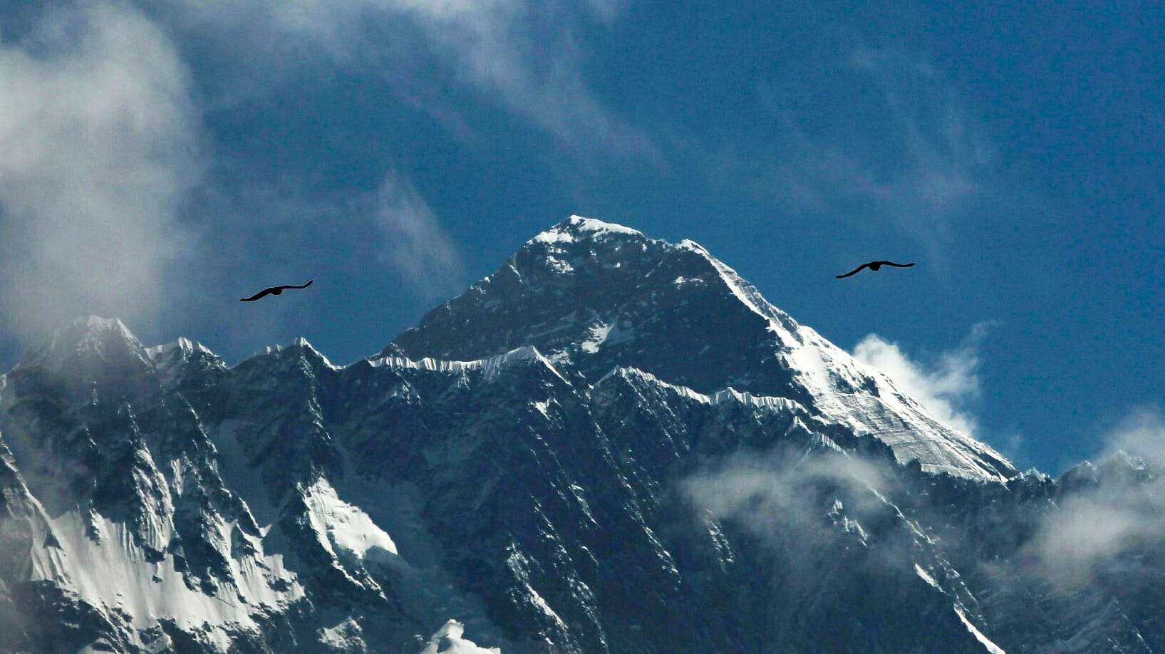 Vögel am Mount Everest: Die Familie des verstorbenen US-Amerikaners bestätigte den Tod des 62-Jährigen. (Archivbild)