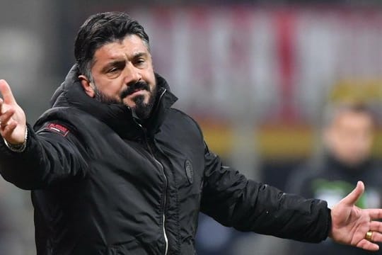 Noch steht Trainer Gennaro Gattuso beim AC Mailand unter Vertrag.