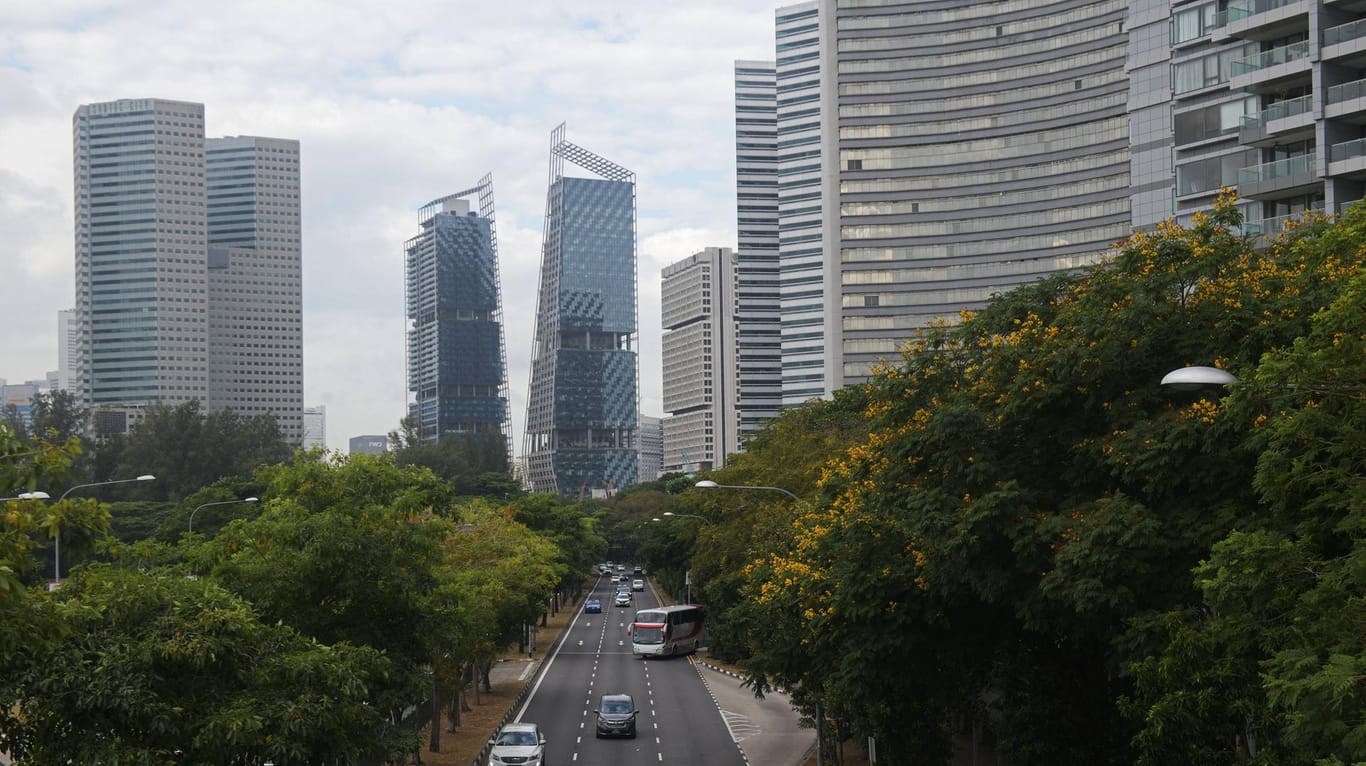 Blick auf Singapur: Zwei weitere Männer mussten ebenfalls 300 Singarpur-Dollar zahlen, weil sie Bierdosen an einem U-Bahnhof stehen gelassen hatten. (Symbolbild)