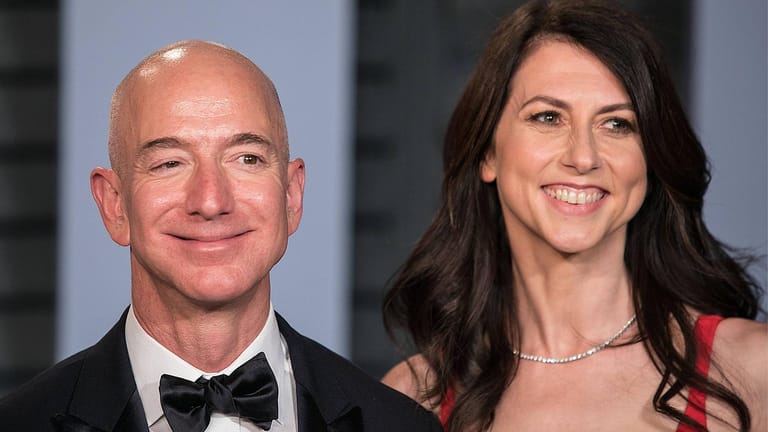 Jeff und MacKenzie Bezos: Sie lassen sich nach 25 Jahren scheiden.