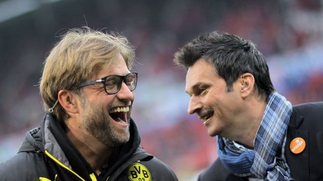 Arbeiteten lange in Mainz zusammen: Liverpool-Coach Jürgen Klopp und Christian Heidel. Arbeiteten lange in Mainz zusammen: Liverpool-Coach Jürgen Klopp und Christian Heidel.
