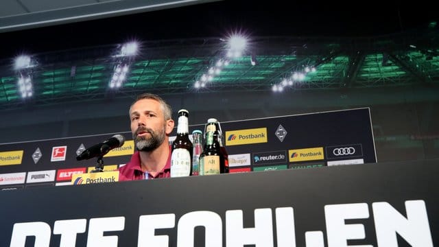 Trainer Marco Rose bei seiner Vorstellung in Mönchengladbach.