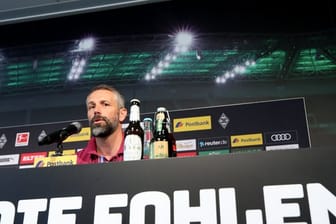 Trainer Marco Rose bei seiner Vorstellung in Mönchengladbach.