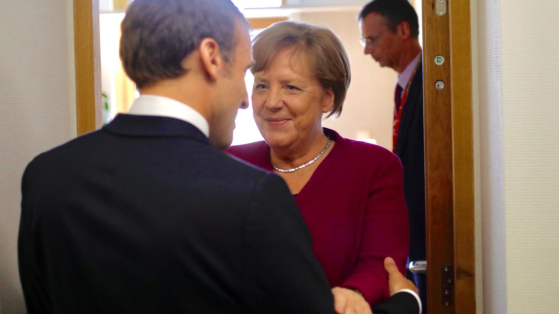 Macron, Merkel auf dem EU-Gipfel in Brüssel.