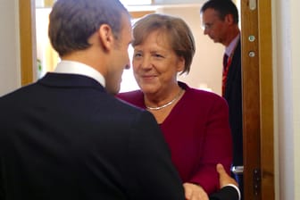 Macron, Merkel auf dem EU-Gipfel in Brüssel.