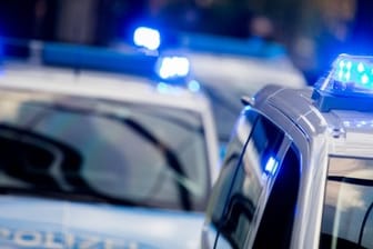 Blaulichter der Polizei: Ein Jugendlicher ist mit einem gestohlenen Fahrzeug vor der Polizei bis über die Grenze nach Österreich geflohen. (Symbolbild)