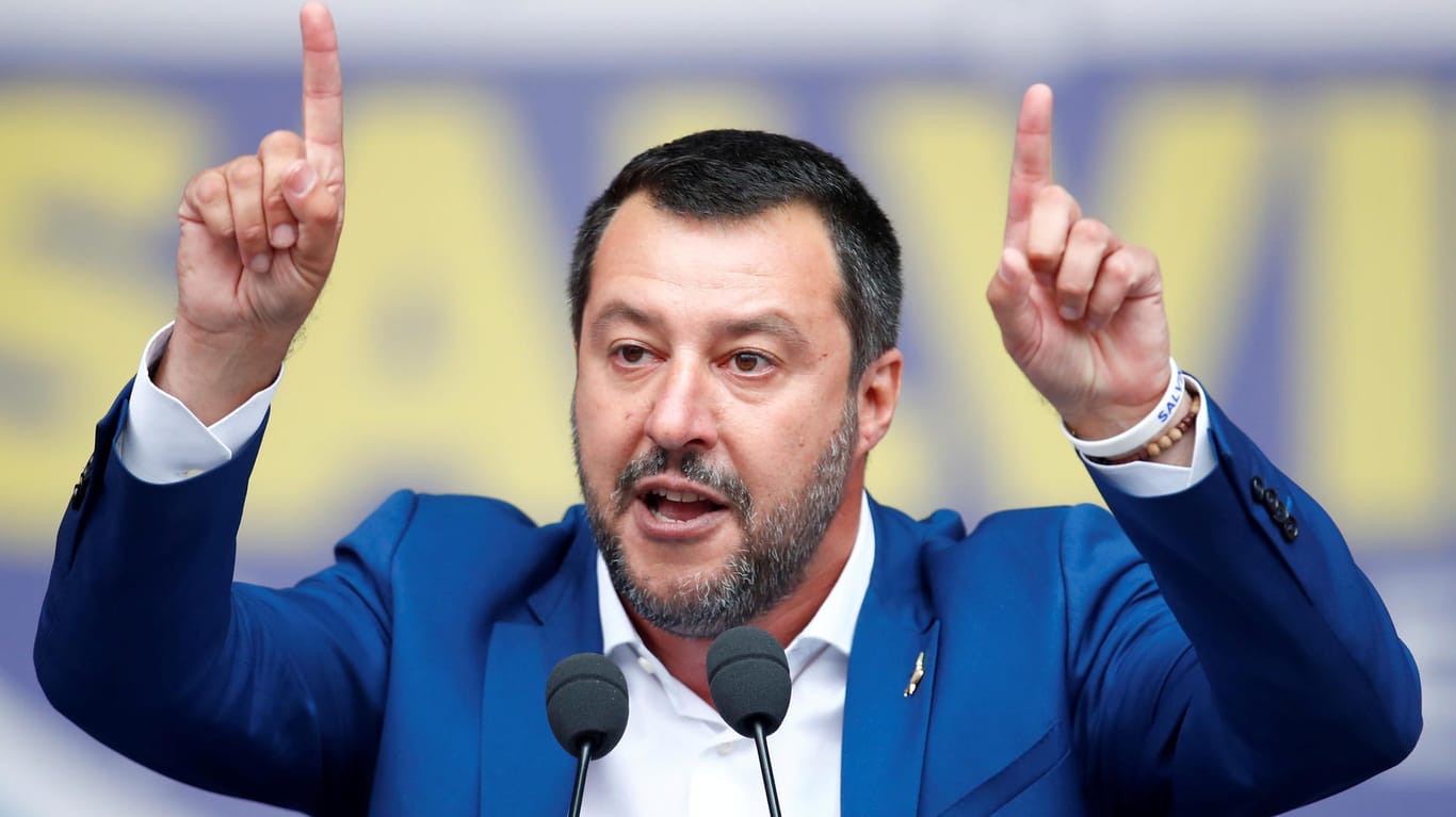 Italiens Vize-Premier Matteo Salvini: Er machte sich über die Warnung aus Brüssel lustig.