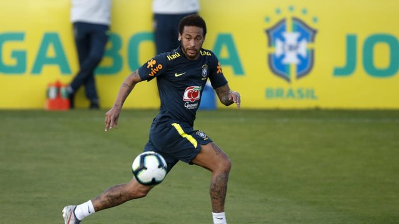 Von Knieproblemen geplagt: Brasiliens Superstar Neymar.