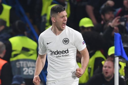 Schrammte knapp an der Torjägerkrone der Europa League vorbei: Frankfurts Luka Jovic.