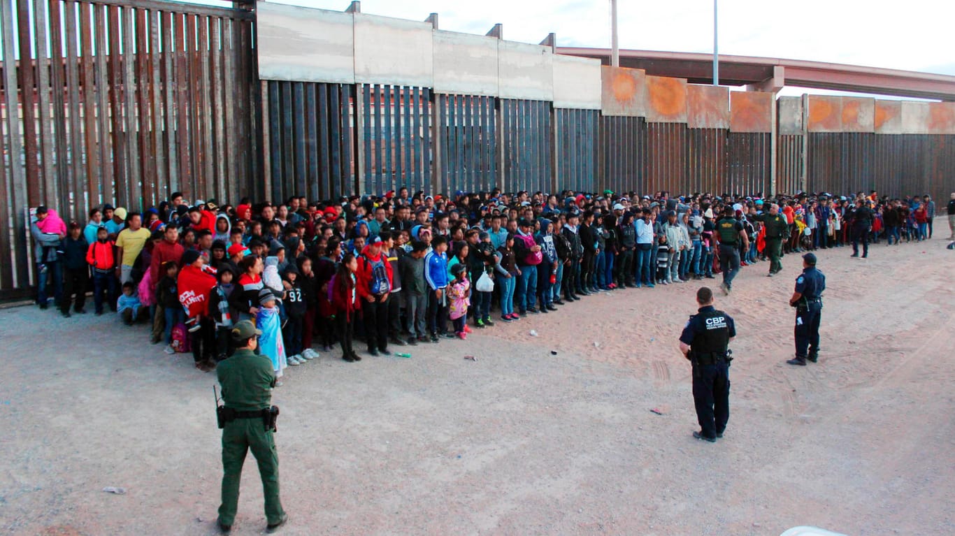 Grenze zu Mexiko bei El Paso, Texas: Donald Trump will die illegale Migration in die USA stoppen.