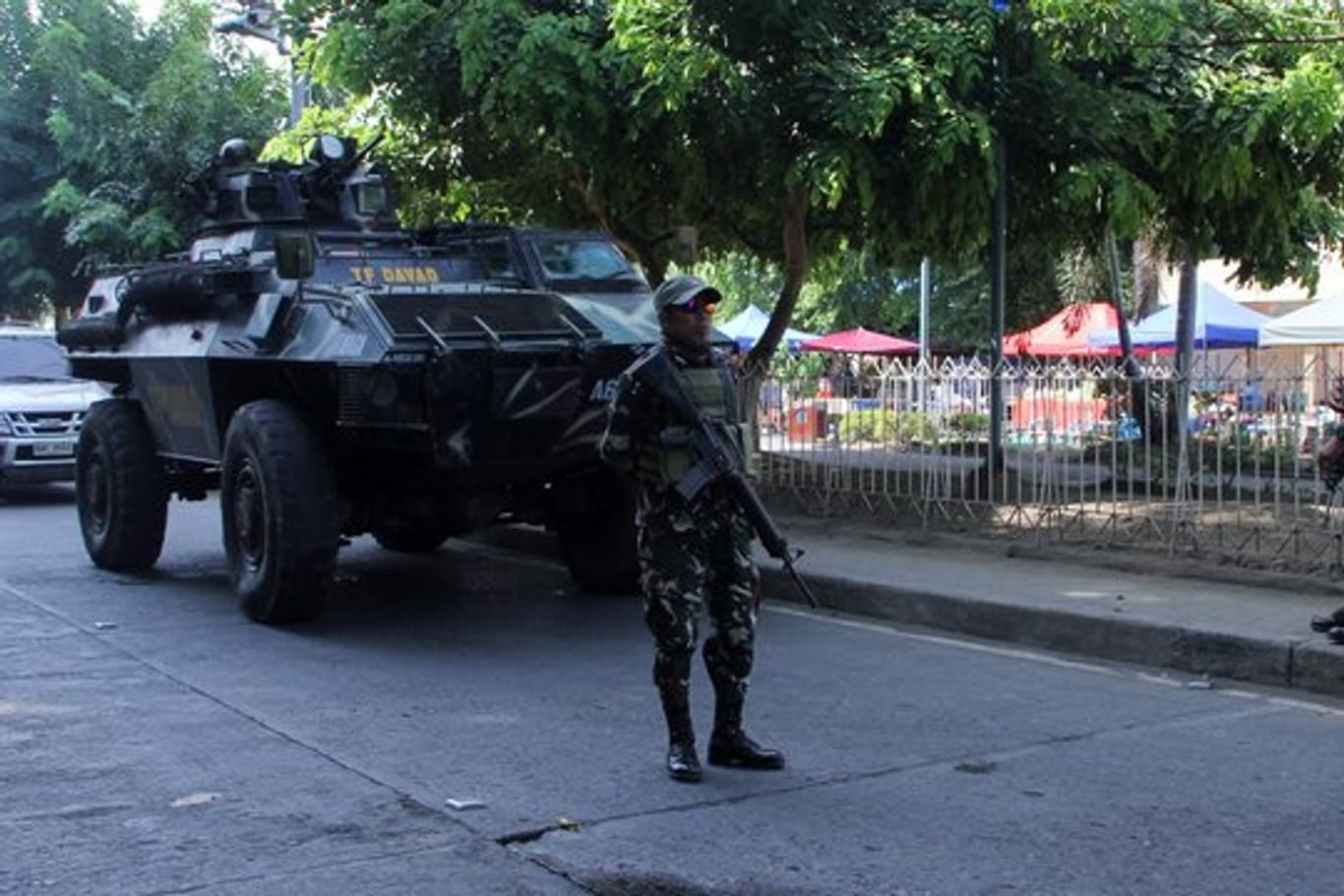 Philippinische Soldaten im Einsatz.