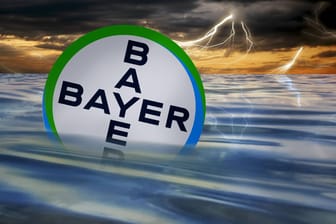 Bayer-Logo: Das Unternehmen befindet sich nach Übernahme des Glyphosat-Herstellers Monsanto in der Krise.