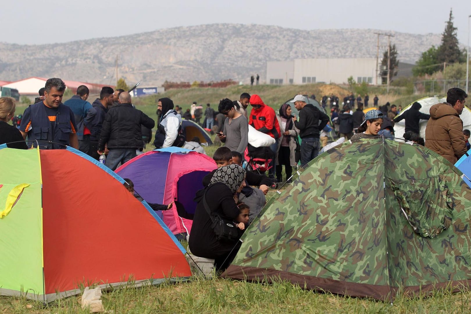 Flüchtlingslager in Griechenland: In der Zeit vom 19. bis zum 30. Mai 2019 kamen 1.230 Menschen aus der Türkei auf griechische Inseln.