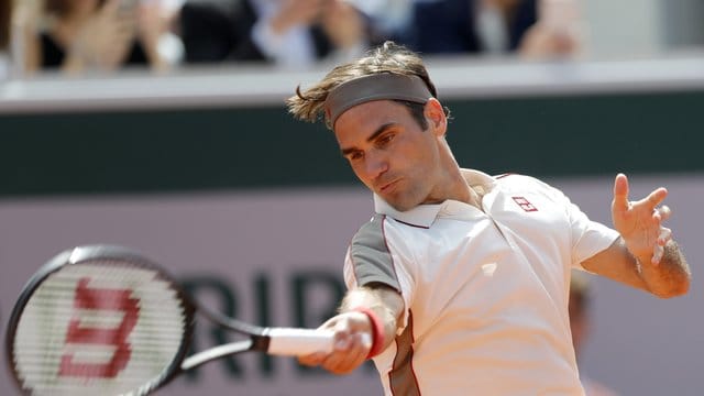 Spielte sich in Paris ins Achtelfinale: Roger Federer.