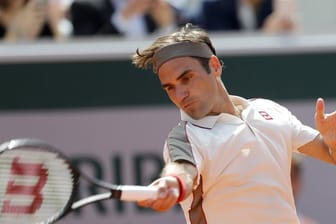 Spielte sich in Paris ins Achtelfinale: Roger Federer.