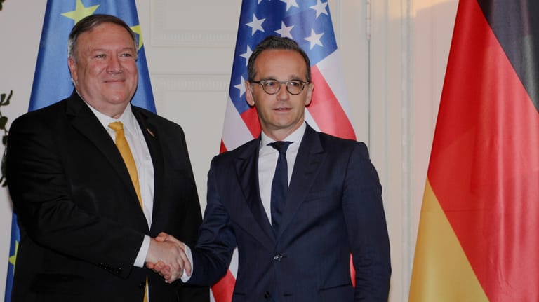 Mike Pompeo und Heiko Maas (r.): Das Gespräch der beiden Außenminister zeigte, dass es viele Differenzen zwischen den USA und Deutschland gibt.