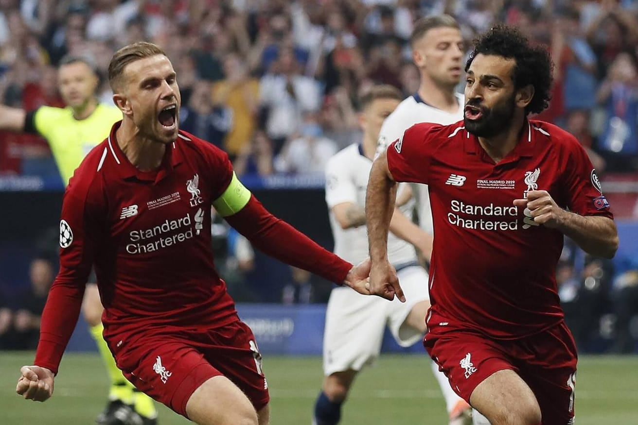 Champions-League-Sieger: Mohamed Salah (r.) und Jordan Henderson.