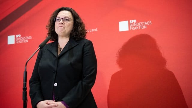 "Notwendiger Rückhalt nicht mehr da": Andrea Nahles gibt ihre Ämter auf.