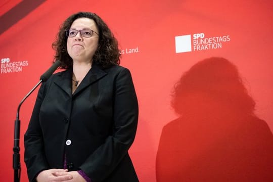 "Notwendiger Rückhalt nicht mehr da": Andrea Nahles gibt ihre Ämter auf.