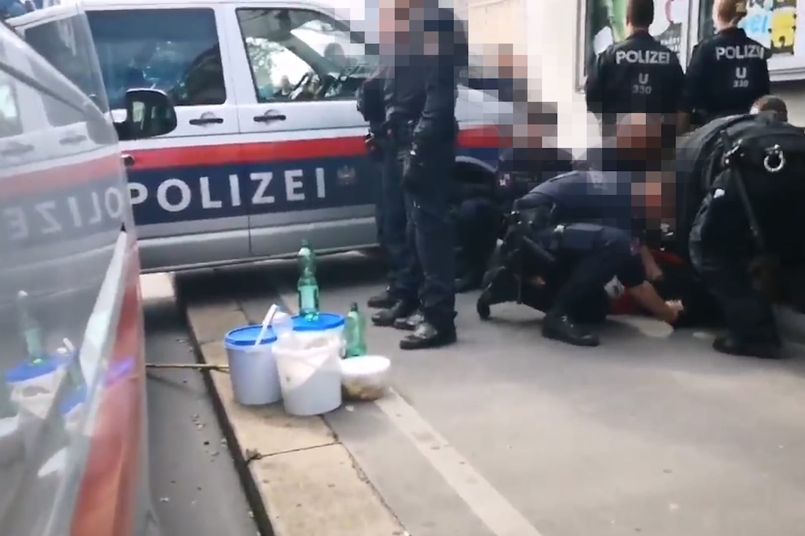 Mutmaßlich Wien: Szene aus dem Video.