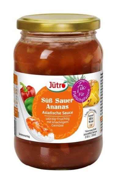 Asiatische Sauce süß-sauer: Dieses Produkt der Firma Jütro wird derzeit zurückgerufen.