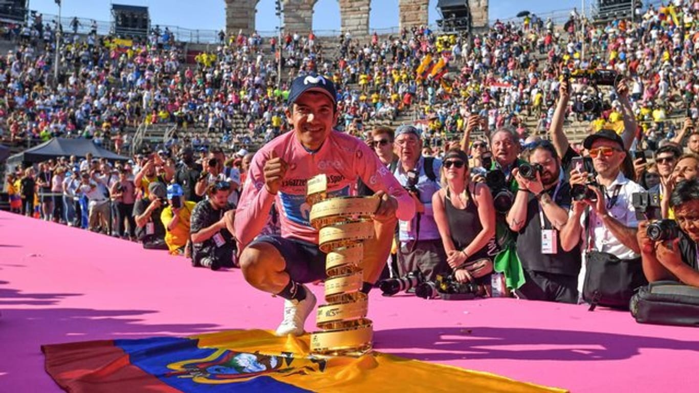 Richard Carapaz lässt mit seinem Giro-Sieg ganz Ecuador jubeln.