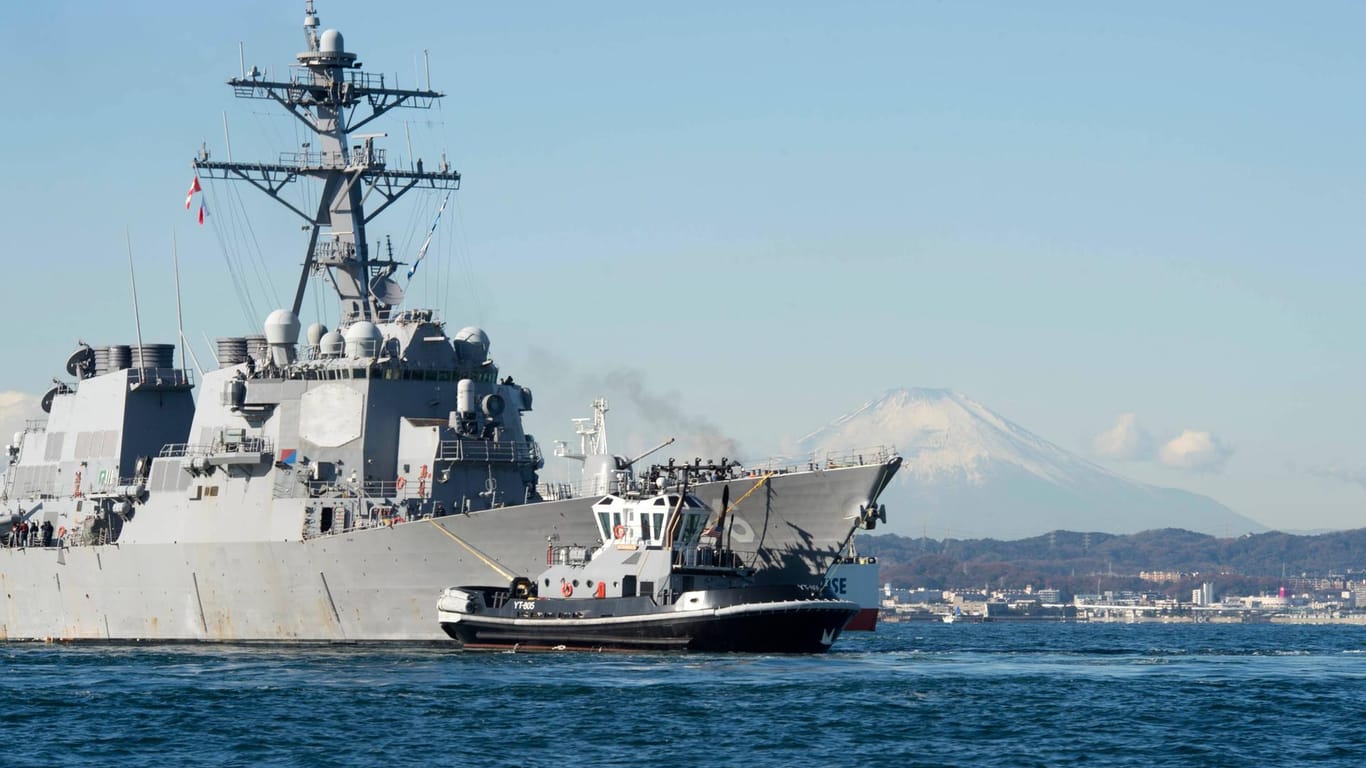 Die "USS John McCain": Das US-Kriegsschiff wurde nach dem verstorbenen Senator John McCain benannt.