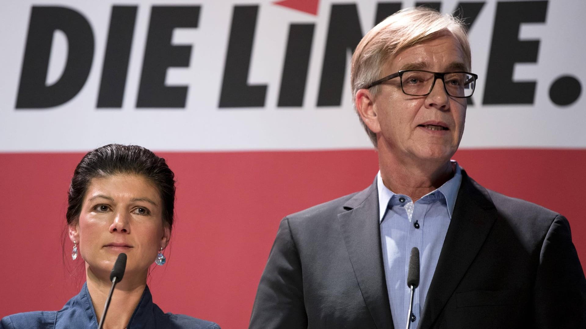 Sahra Wagenknecht und Dietmar Bartsch: Sie sollen die Spitze der Linken bis zum Herbst anführen.