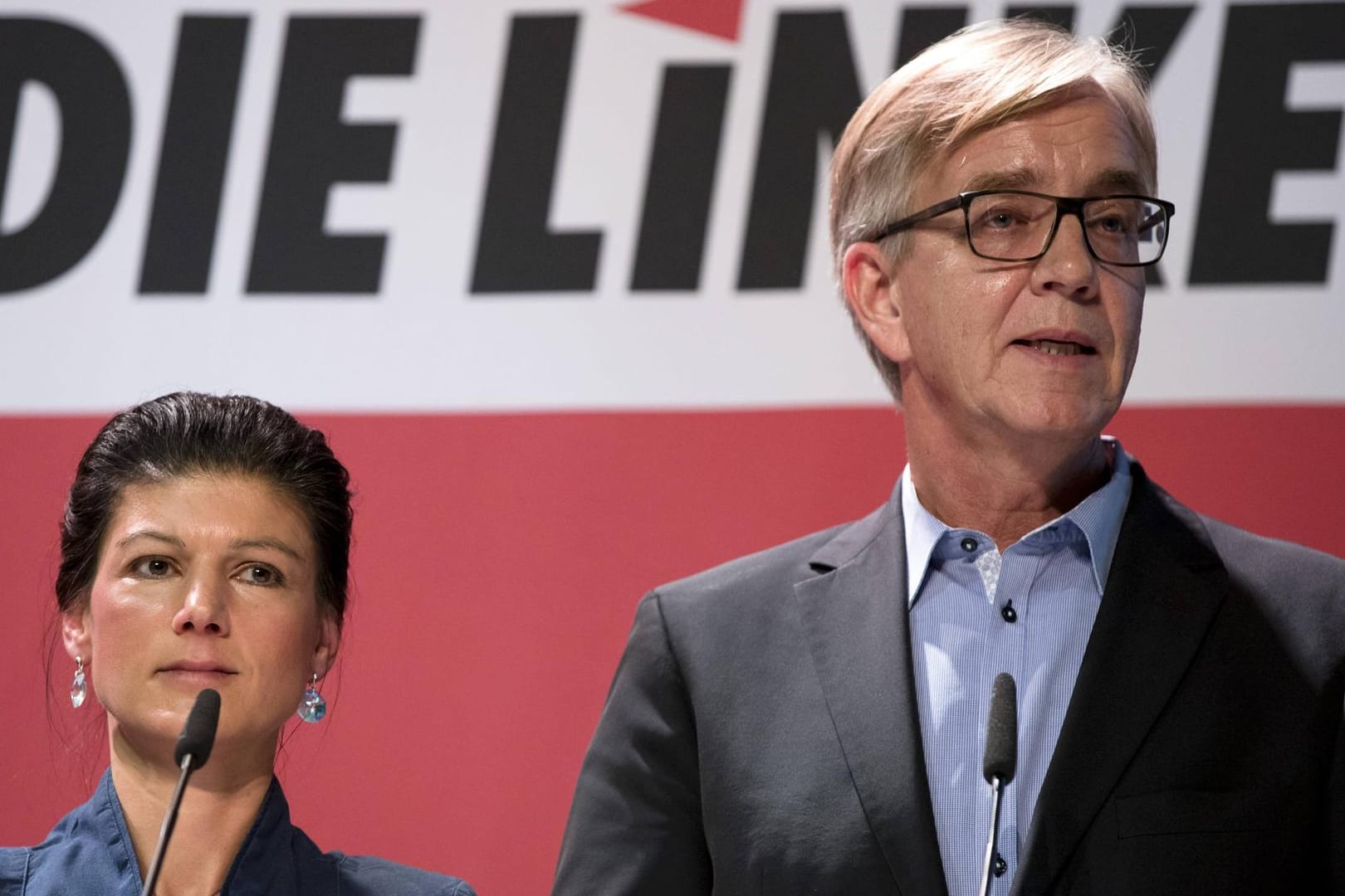 Sahra Wagenknecht und Dietmar Bartsch: Sie sollen die Spitze der Linken bis zum Herbst anführen.