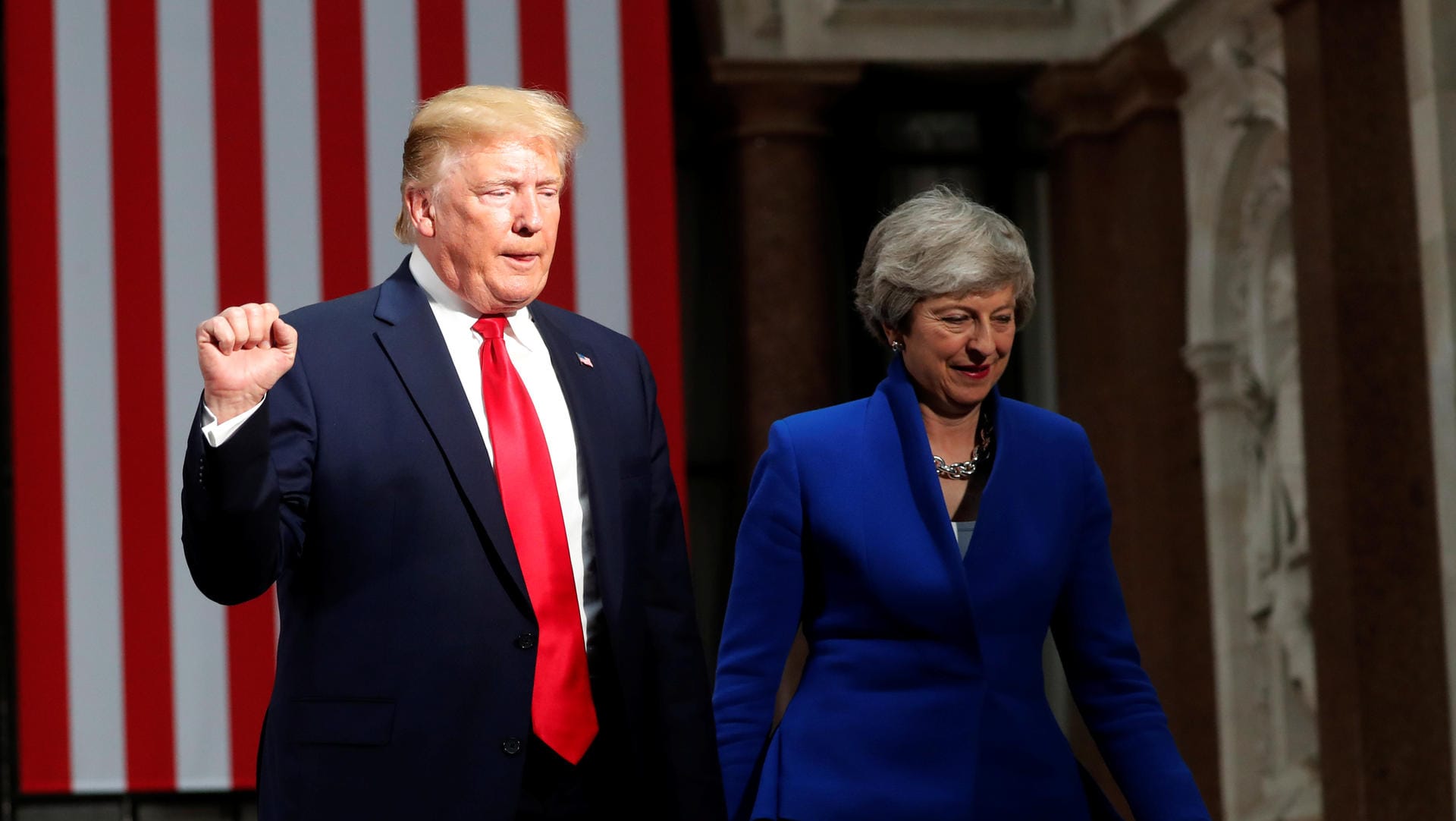 Donald Trump und Theresa May: Beim Thema Brexit nicht wirklich auf einer Linie.