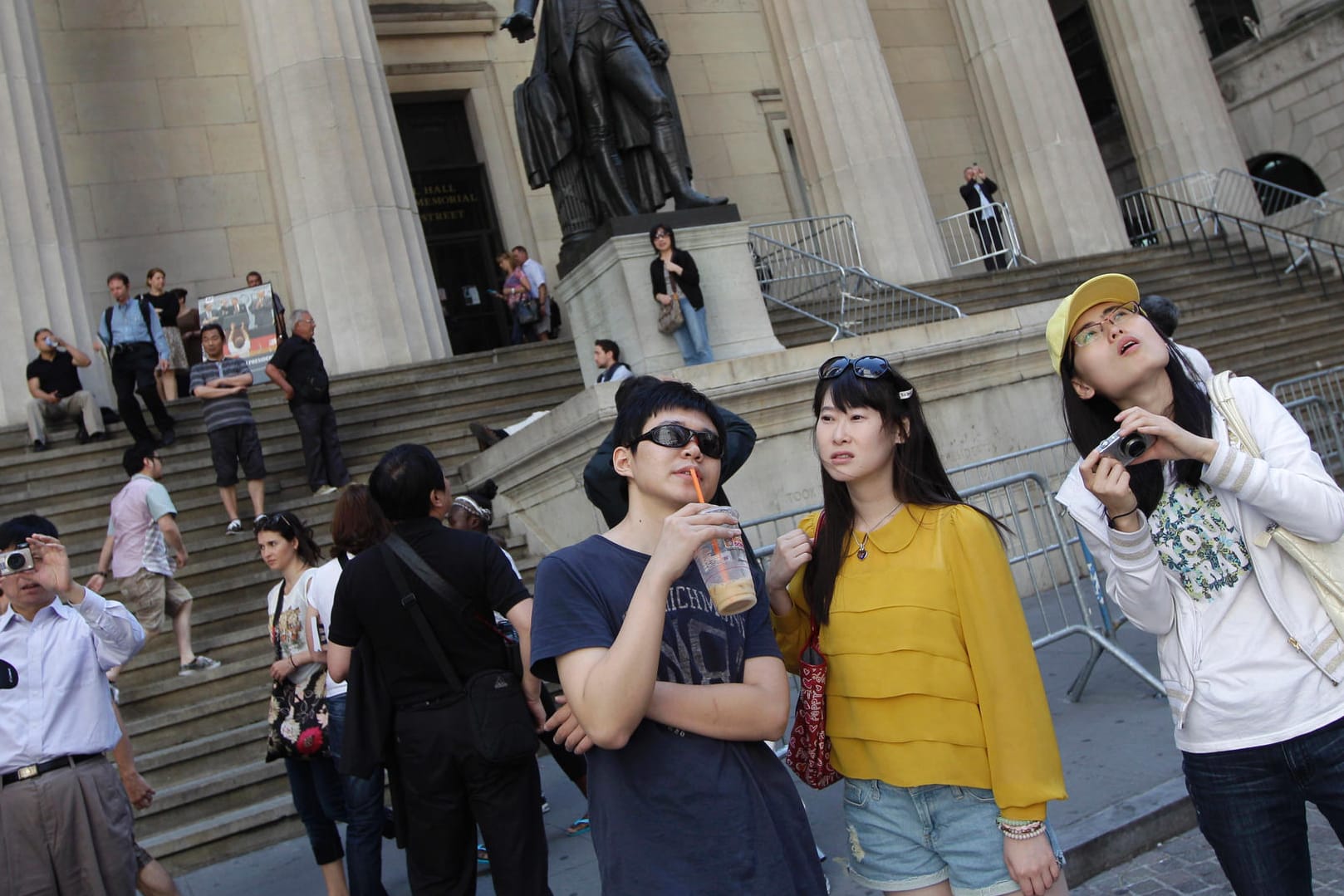 Chinesische Touristen in New York: Im Jahr 2018 reisten etwa 2,9 Millionen Chinesen nach Amerika.