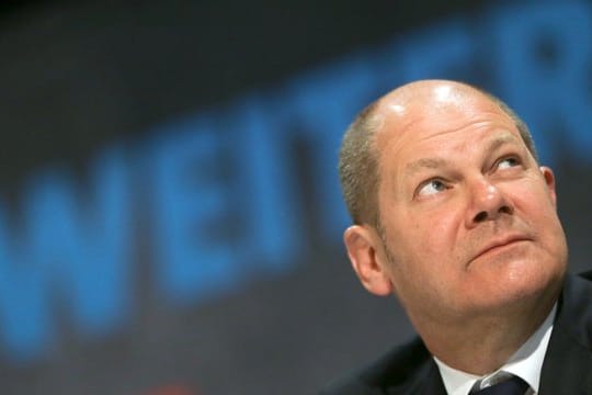 Olaf Scholz sieht immer noch Chancen für die SPD, stärkste Partei zu werden.