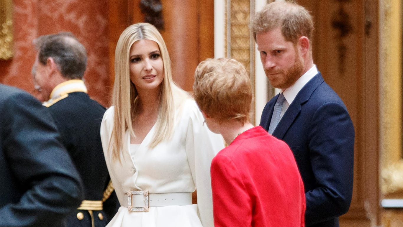 Ivanka Trump und Prinz Harry hätten sich beim Treffen länger miteinander unterhalten.