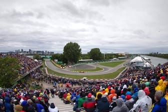 Der deutsche Formel-1-Fahrer Sebastian Vettel Auf dem Circuit Gilles Villeneuve wird der Große Preis von Kanda ausgefahren.