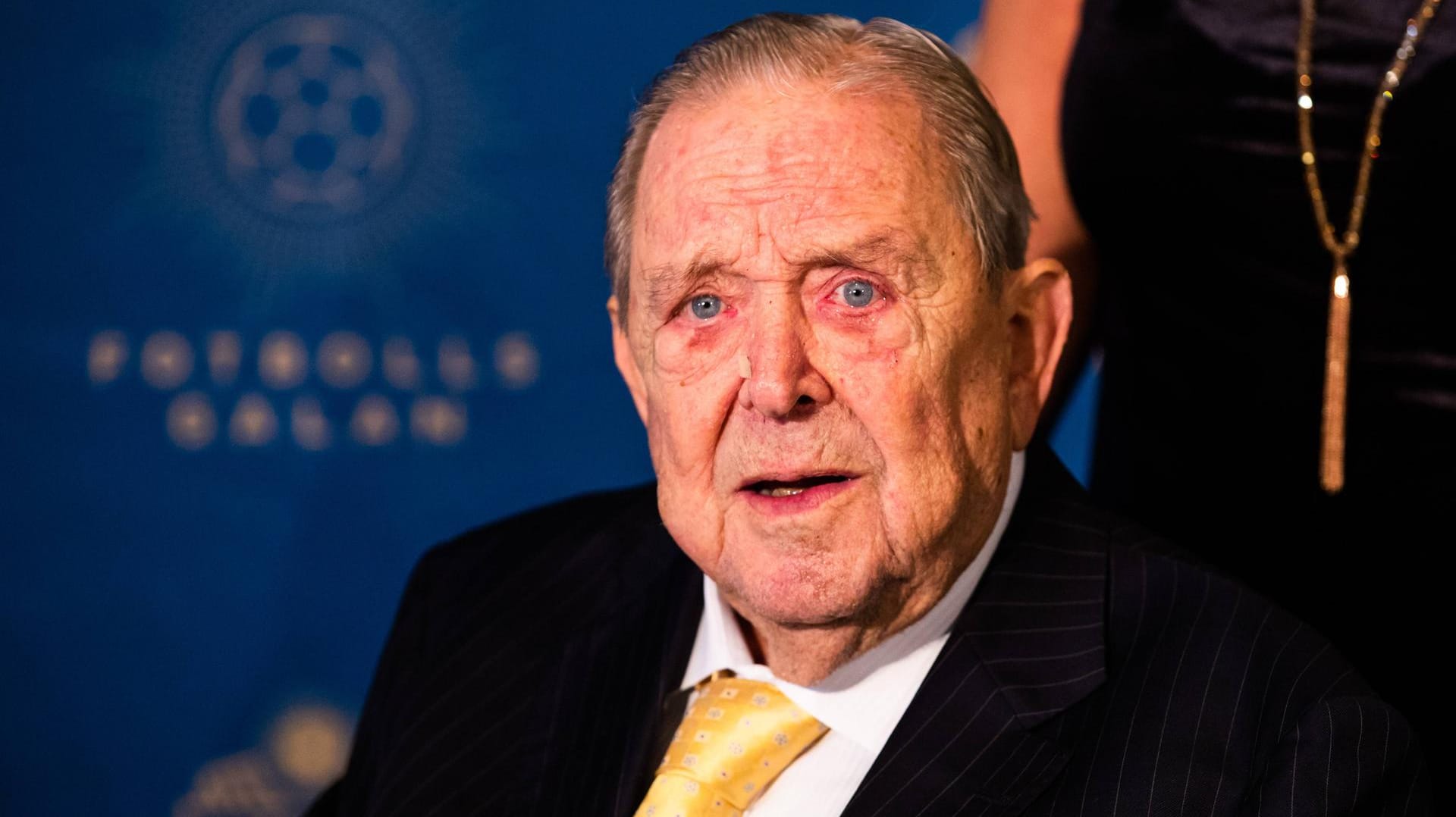 Lennart Johansson: Der frühere Präsident der Europäischen Fußball-Union, hier im November 2018, ist im Alter von 89 Jahren verstorben. Lennart Johansson: Der frühere Präsident der Europäischen Fußball-Union, hier im November 2018, ist im Alter von 89 Jahren verstorben.