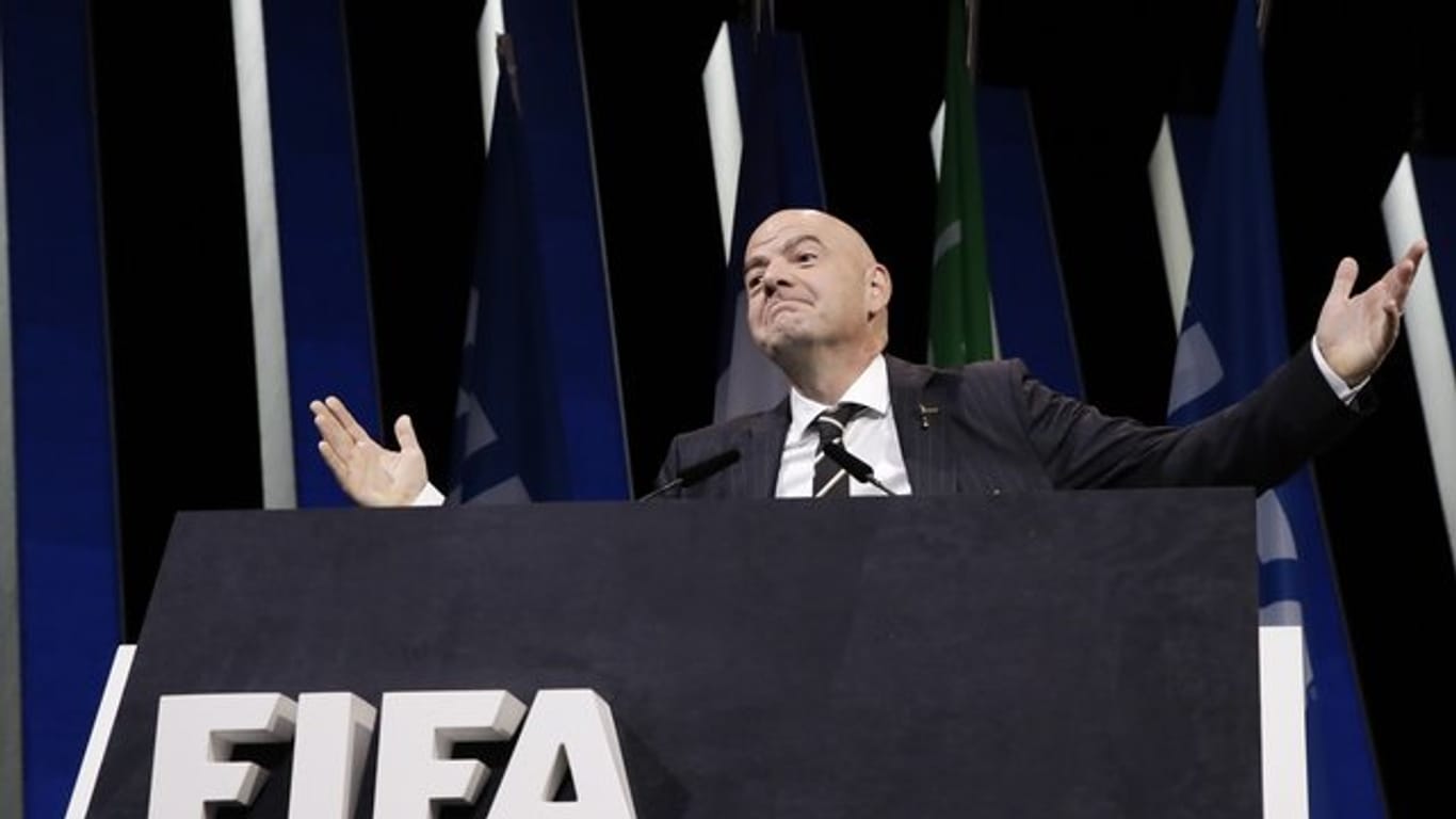 Zieht eine positive Bilanz seiner ersten Amstzeit: FIFA-Präsident Gianni Infantino .
