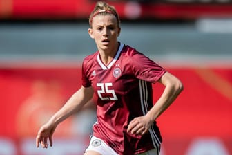 Johanna Elsig am Ball: Die Potsdamerin ist Teil des Kaders der WM 2019 in Frankreich.