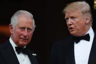 Prinz Charles im Gespräch mit Donald Trump: Der britische Thronfolger ist bekannt für seinen Einsatz gegen die Erderwärmung. Die USA sind unter Trump hingegen aus dem Pariser Klimaabkommen ausgestiegen.