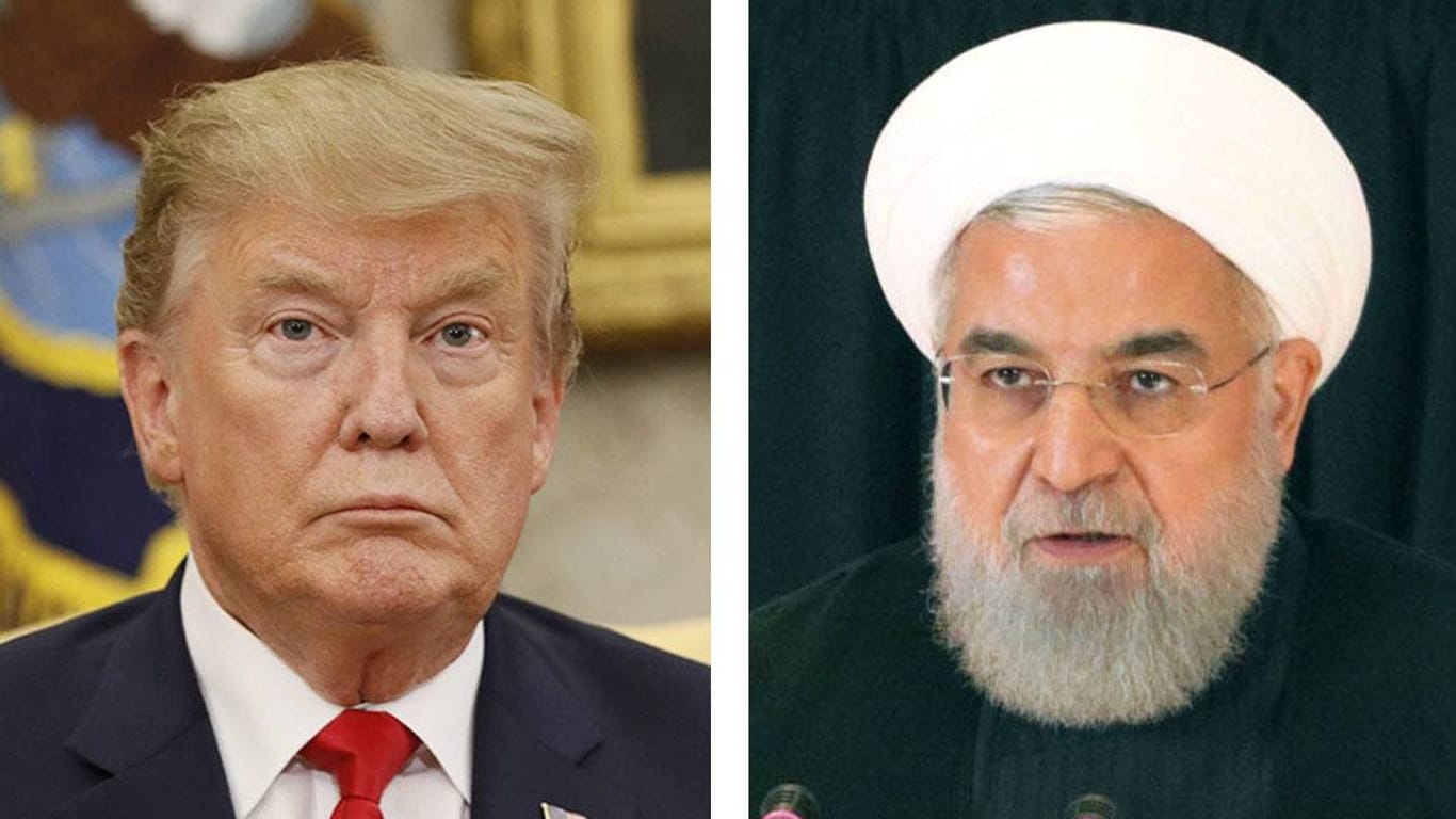 Donald Trump und Hassan Ruhani: Die beiden Präsidenten sind offenbar zu gemeinsamen Gesprächen bereit.