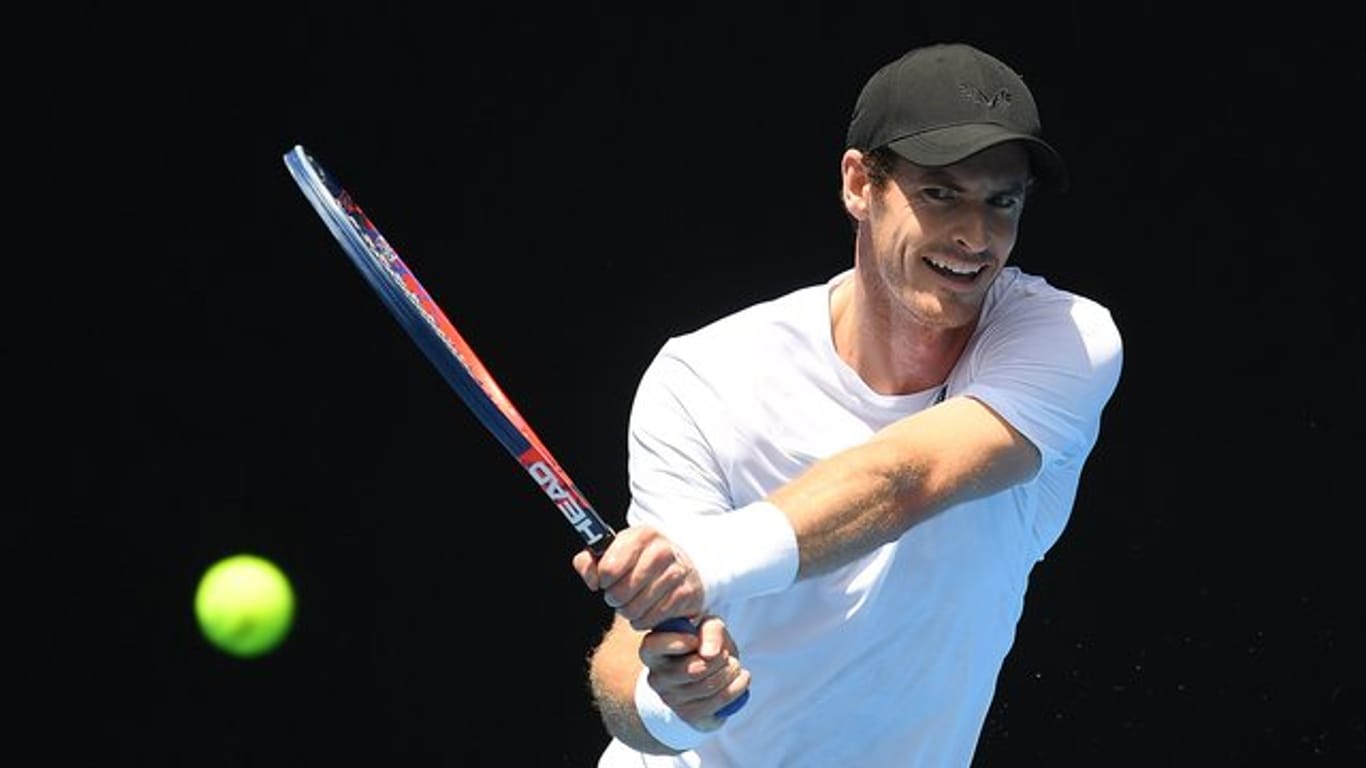 Andy Murray hatte sich Ende Januar zum zweiten Mal einer Hüftoperation unterzogen.
